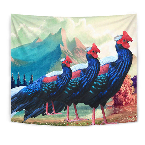 Hoogerwer Pheasant Bird Print Tapestry