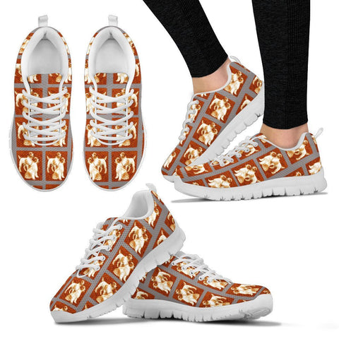 Jack Russell Terrier Pattern Print Sneakers For Women Express Shipping