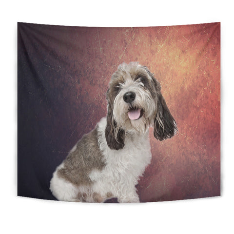Cute Petit Basset Griffon Vendeen Print Tapestry