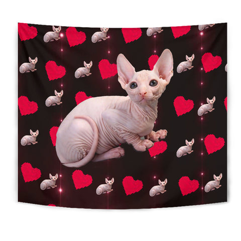 Sphynx Cat Print Tapestry