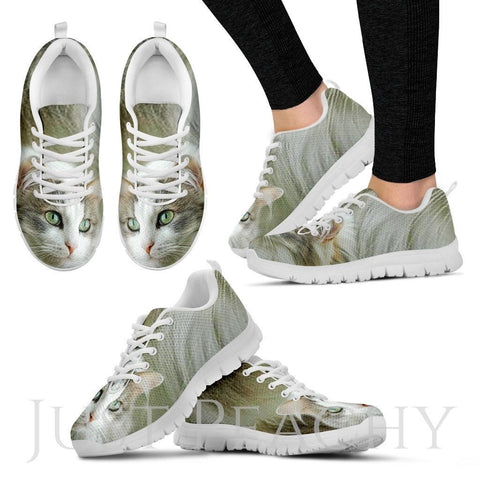 Ragamuffin Cat Print Running Shoes For Women