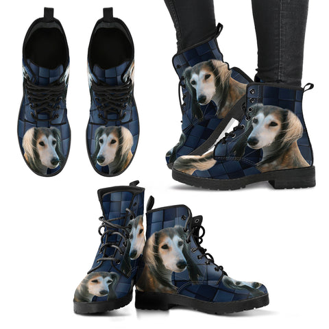 Valentine's Day SpecialSaluki Dog Print Boots For Women