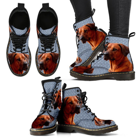 Rhodesian Ridgeback Print Boots For WomenExpress Shipping