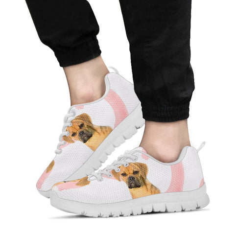 Puggle Dog Print Running Shoes