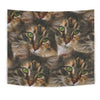 Maine Coon Cat Print Tapestry