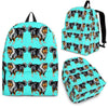 Collie Dog Print Backpack Express Shipping