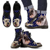 Miniature Schnauzer Print Boots For MenExpress Shipping