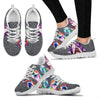 Painted Bulldog Print Running Shoes For Women