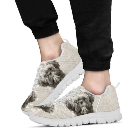 Shihpoo Puppy Print Running Shoes- Limited Edition
