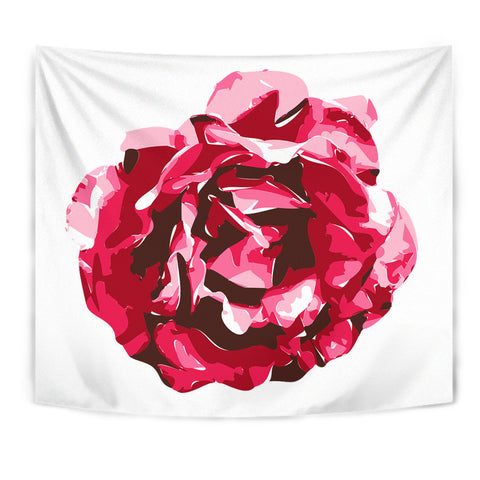 Rose Flower Art Print Tapestry