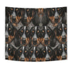 Bluetick Coonhound Dog In Lots Print Tapestry