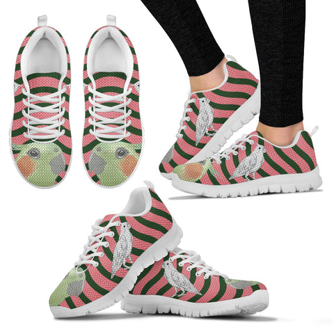 Cockatiel Parrot2 Print Christmas Running Shoes For Women