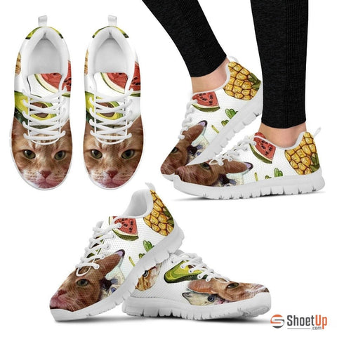 Susan Elizabeth 'Smiley Cat' Running Shoes For Women3D Print