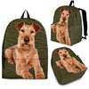 Irish Terrier Dog Print BackpackExpress Shipping