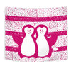 Cute Penguin Bird Print Tapestry