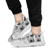 Bull Terrier On Black And White Print Running Shoes