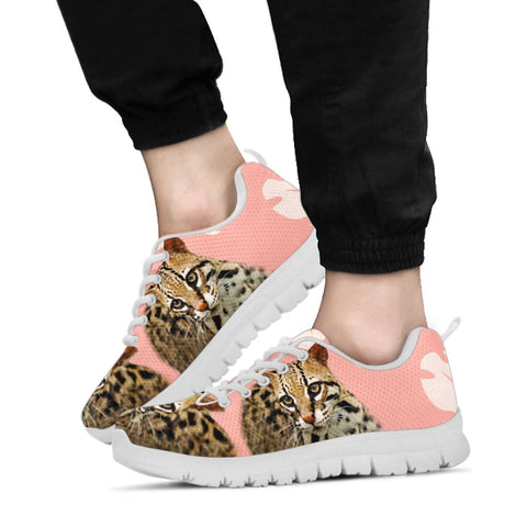 Cheetoh Cat Print Sneakers