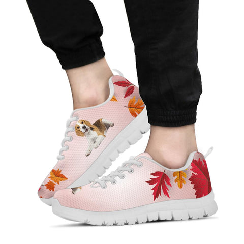 Cute Beagle Dog Print Sneakers