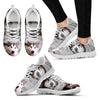 Canadian Eskimo Print Running Shoes For Women (White/Black) Express Shipping