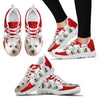 Cute West Highland White Terrier Print Sneakers For WomenFor 24 Hours only