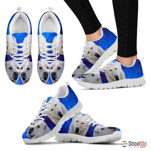 Cool 'Central Asian Shepherd Dog' (White/Black) Running Shoes For Women