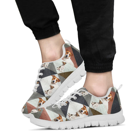 Jack Russell Terrier Print Sneakers