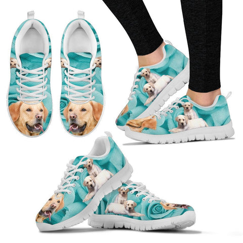 Cute Labrador Print Sneakers For Women