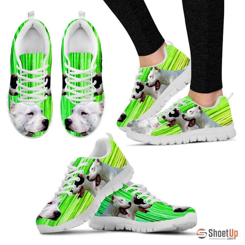 Dogo Argentino Print (Black/White) Running Shoes For Women