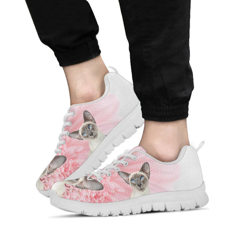 Oriental Shorthair Cat Print Sneakers