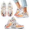 Laughing Whippet Print Running Shoes For Kids