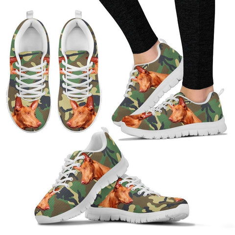 Pharaoh Hound Dog Print (Black/White) Running Shoes For WomenExpress Shipping