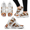 Beagle Dog Print (Black/White) Running Shoes For WomenExpress Delivery