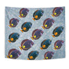 Acanthurus Achilles Fish Print Tapestry