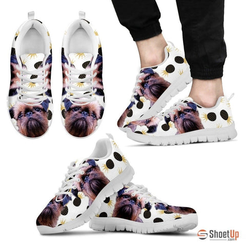 Customized(1914) Dog (White/Black) Running Shoes For Men