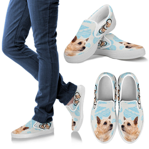 Valentine's Day SpecialNorwich Terrier Print Slip Ons For Women