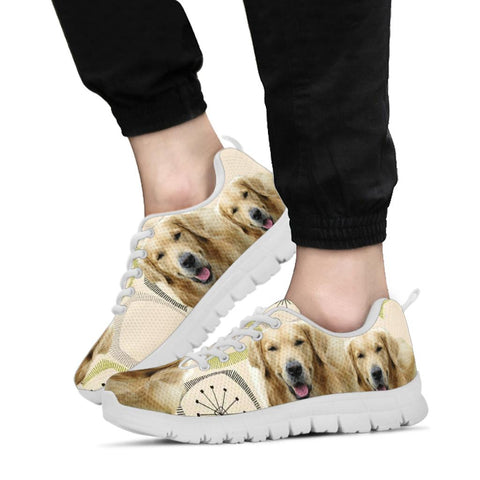 Amazing Golden Retriever Print Running Shoes