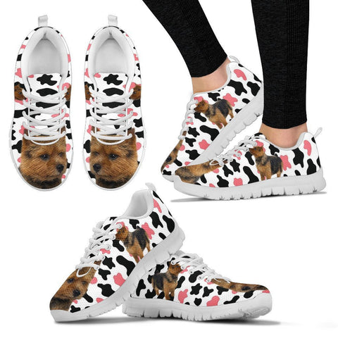 Norwich Terrier With Clipart Print Running Shoes For Women