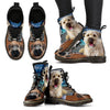 Soft Coated Wheaten Terrier Print Boots For WomenExpress Shipping
