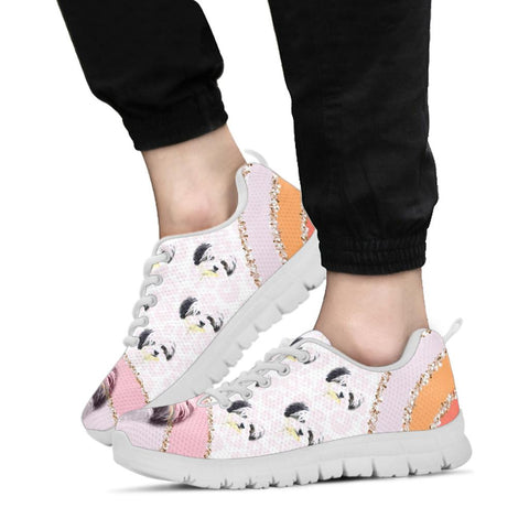 Kyi Leo Dog Print Sneakers