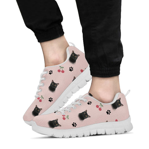 Bombay Cat Patterns2 Print Sneakers