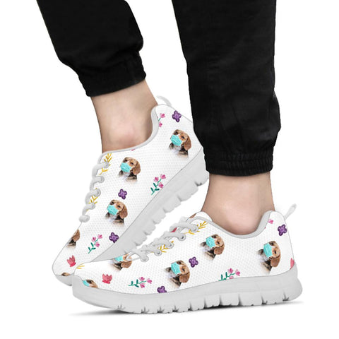 Beagle Dog Patterns Print Sneakers