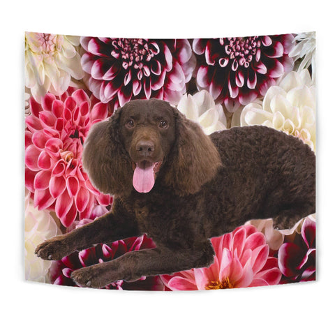 Cute American Water Spaniel Print Tapestry