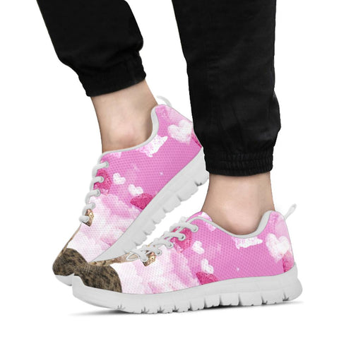 Cute Serengeti Cat Print Sneakers