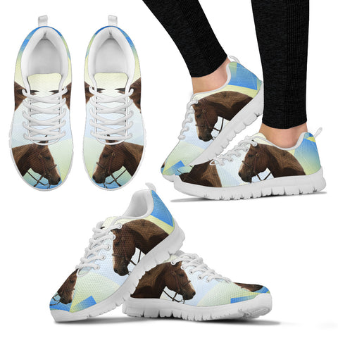Customized Horse Print Running Shoes For Women