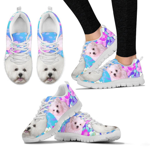 Bichon Frise Print Sneakers For Women