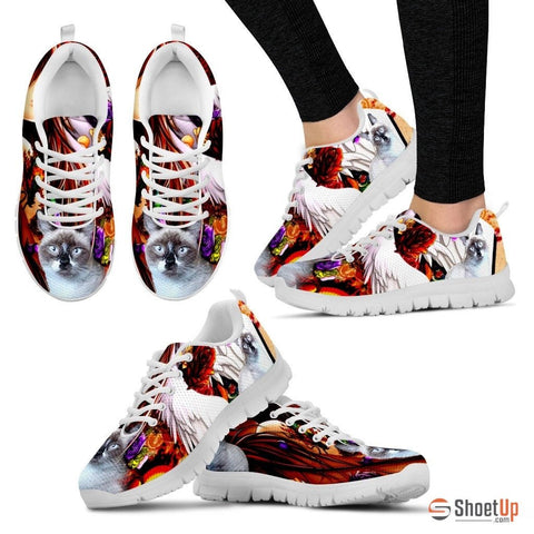 Gerardette McCarthy/ Cat Print Running Shoe For Women