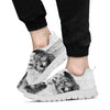 Cute Keeshond Print Running Shoes