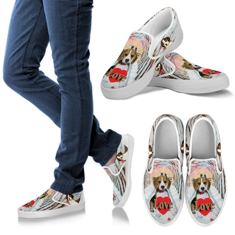 Valentine's Day SpecialBeagle Print Slip Ons For Women
