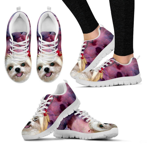 Shih Tzu Cute Puppy Running Shoe Women