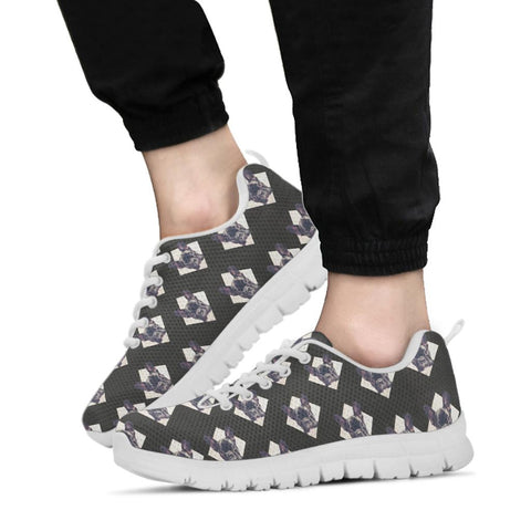 French Bulldog Print Sneakers